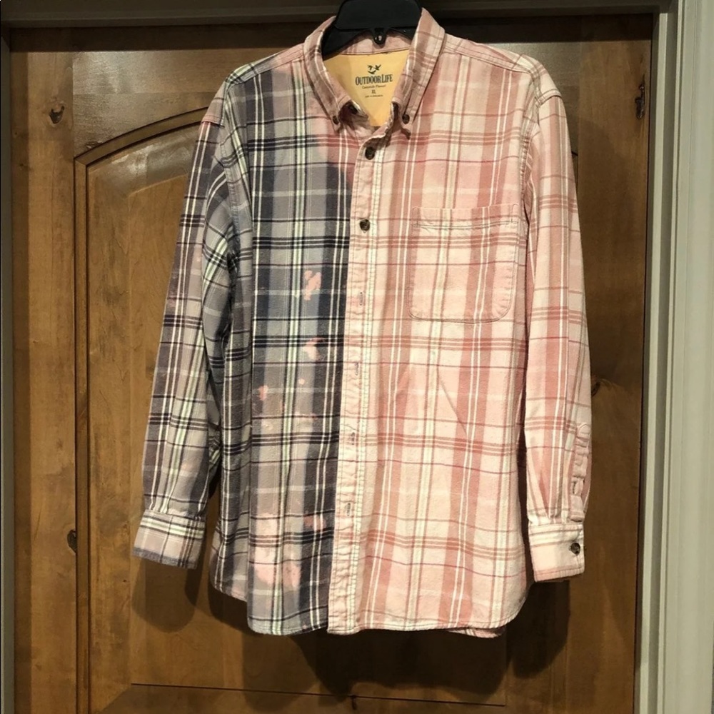 Hand bleached flannel